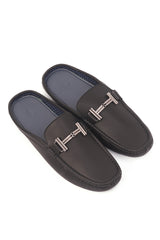 BUCKLED LOAFERS-BLACK