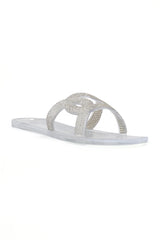 RHINESTONE DECORATIVE SLIDES-CLEAR