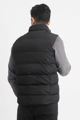 CHEVRON VEST-BLACK