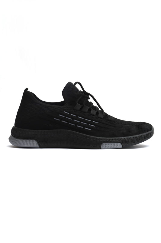 SPORTY TRAINERS-BLACK/GREY