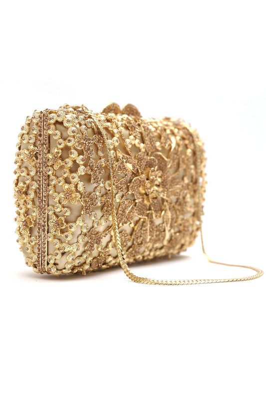 FLOWER STEM CLUTCH-GOLD